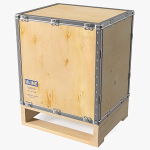 Shipping Wooden Box 24x20 Inches 3D model