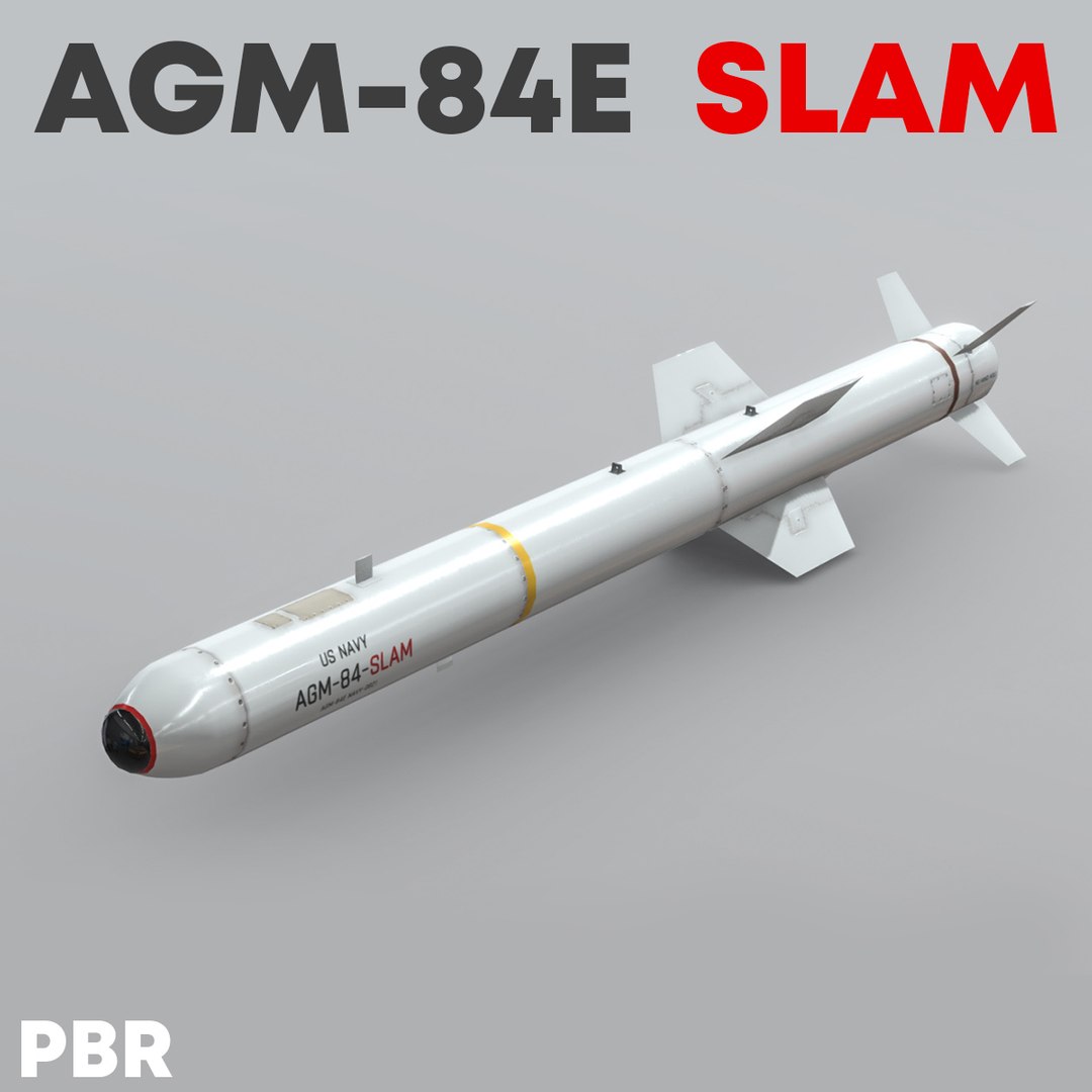 AGM-84E-SLAM 3D model https://p.turbosquid.com/ts-thumb/4k/BHve86/fX/cover/jpg/1619258691/1920x1080/fit_q87/7f04d5eddf3feb664c06558637928d62a2cbad0a/cover.jpg
