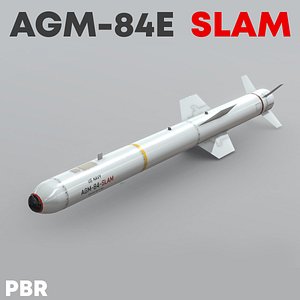 AGM-84E-SLAM 3D model