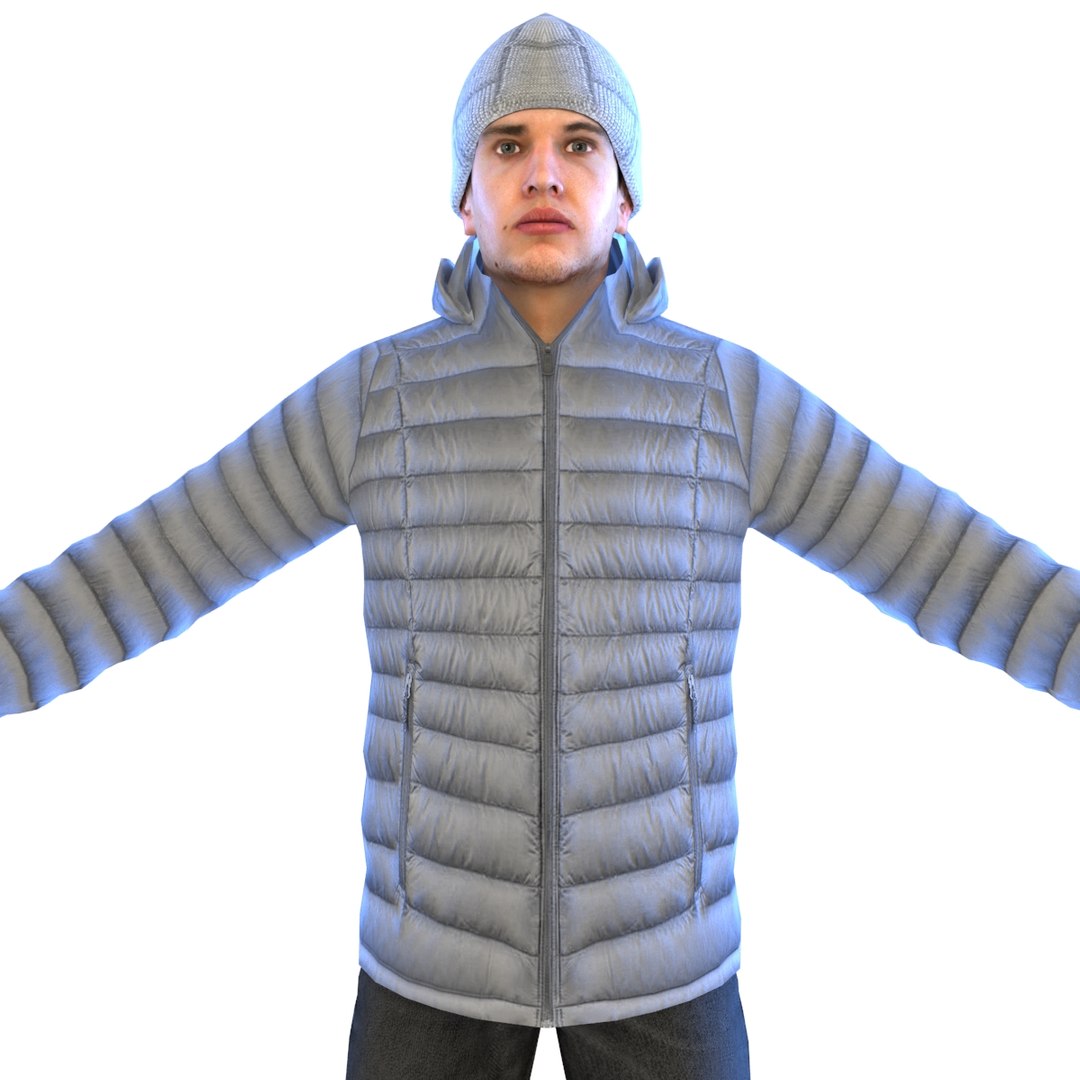 3D Man Winter Cap Model - TurboSquid 1482162