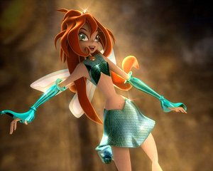 winx bloom 3d model