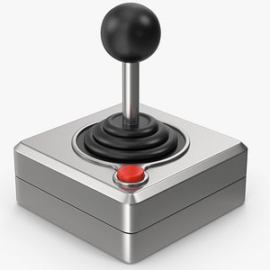 3D Old Joystick model