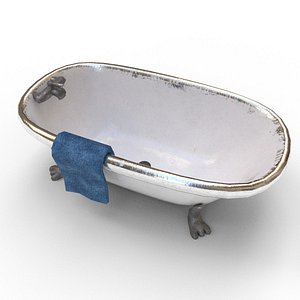 Bath Tub Worn Retro Model