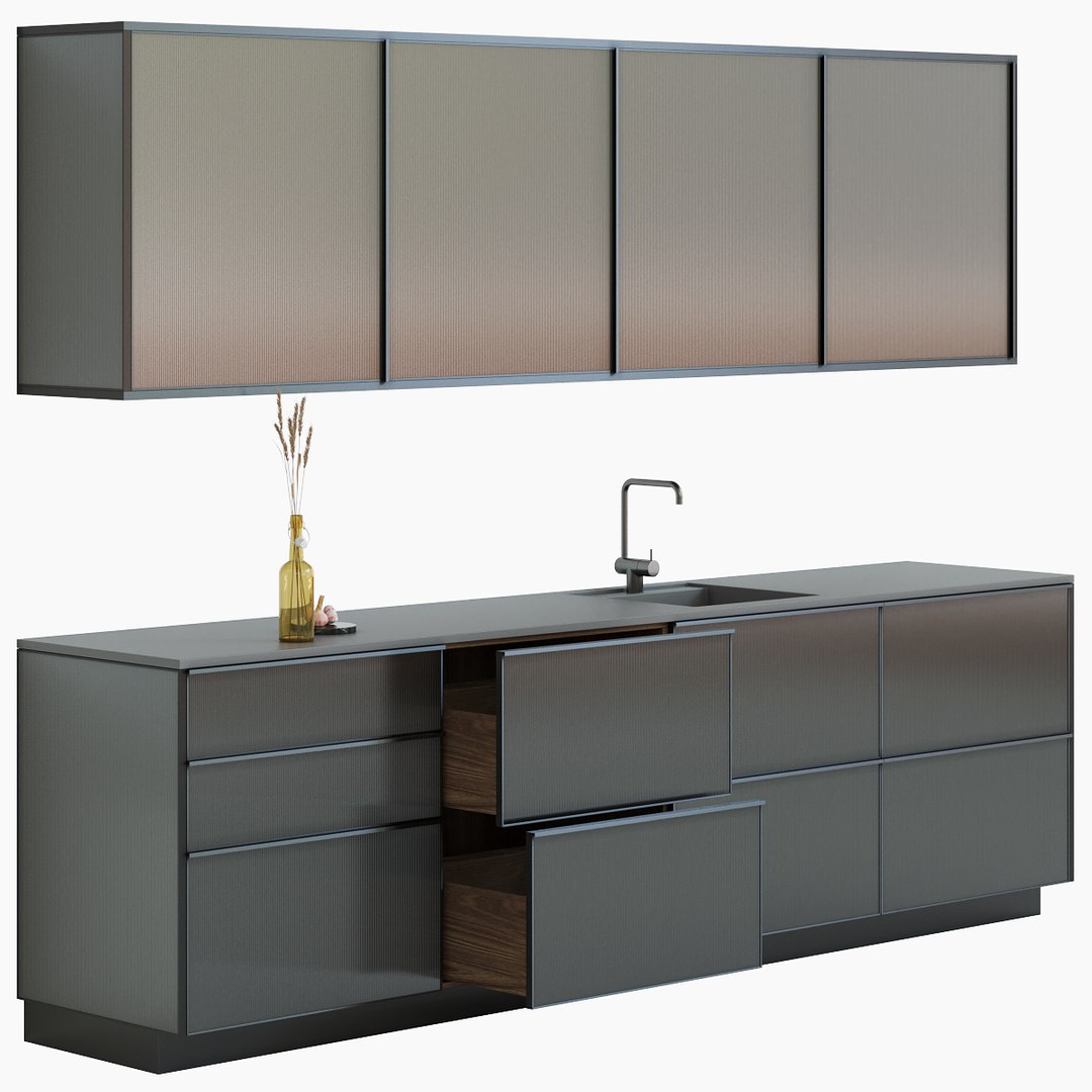 CPH Reform Reflect Metal Black Kitchen model TurboSquid 2057193
