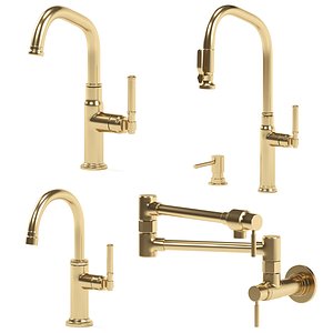 3D model BRIZO kitchen faucets collection