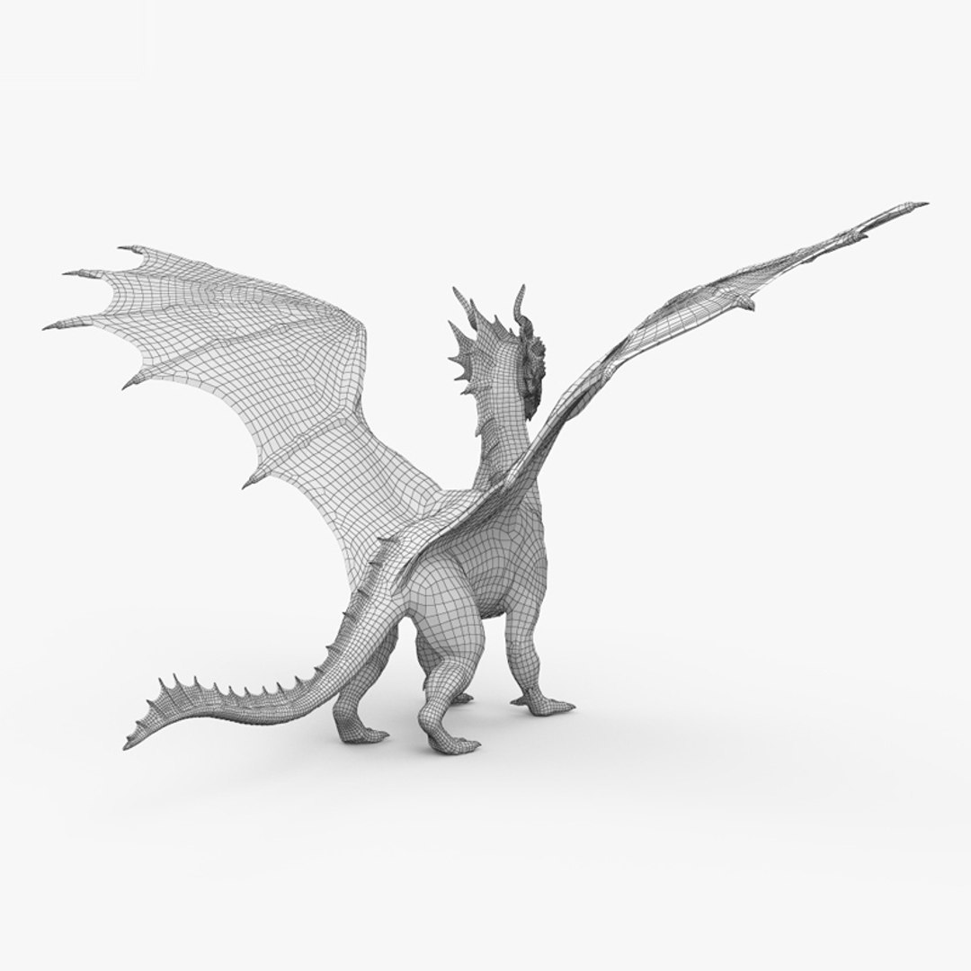 European Dragon 3D model