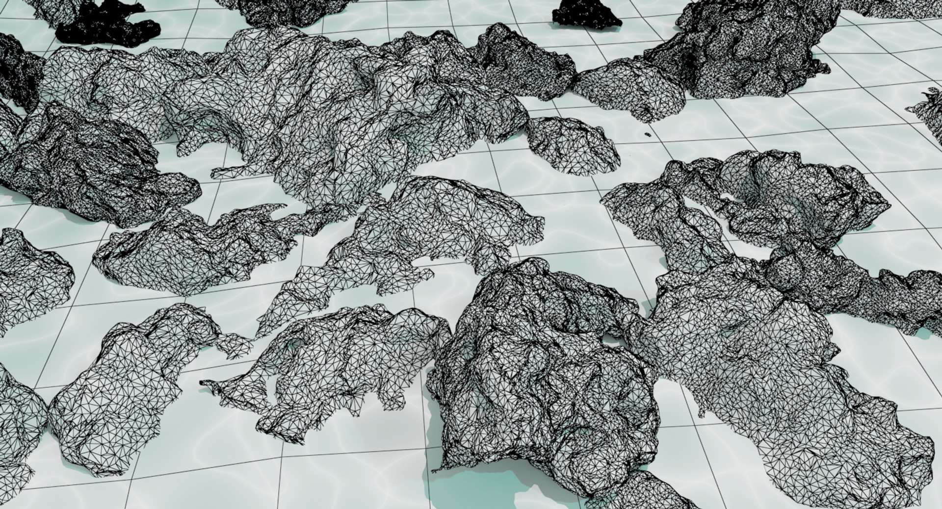 Sea floor 3D model - TurboSquid 1276338