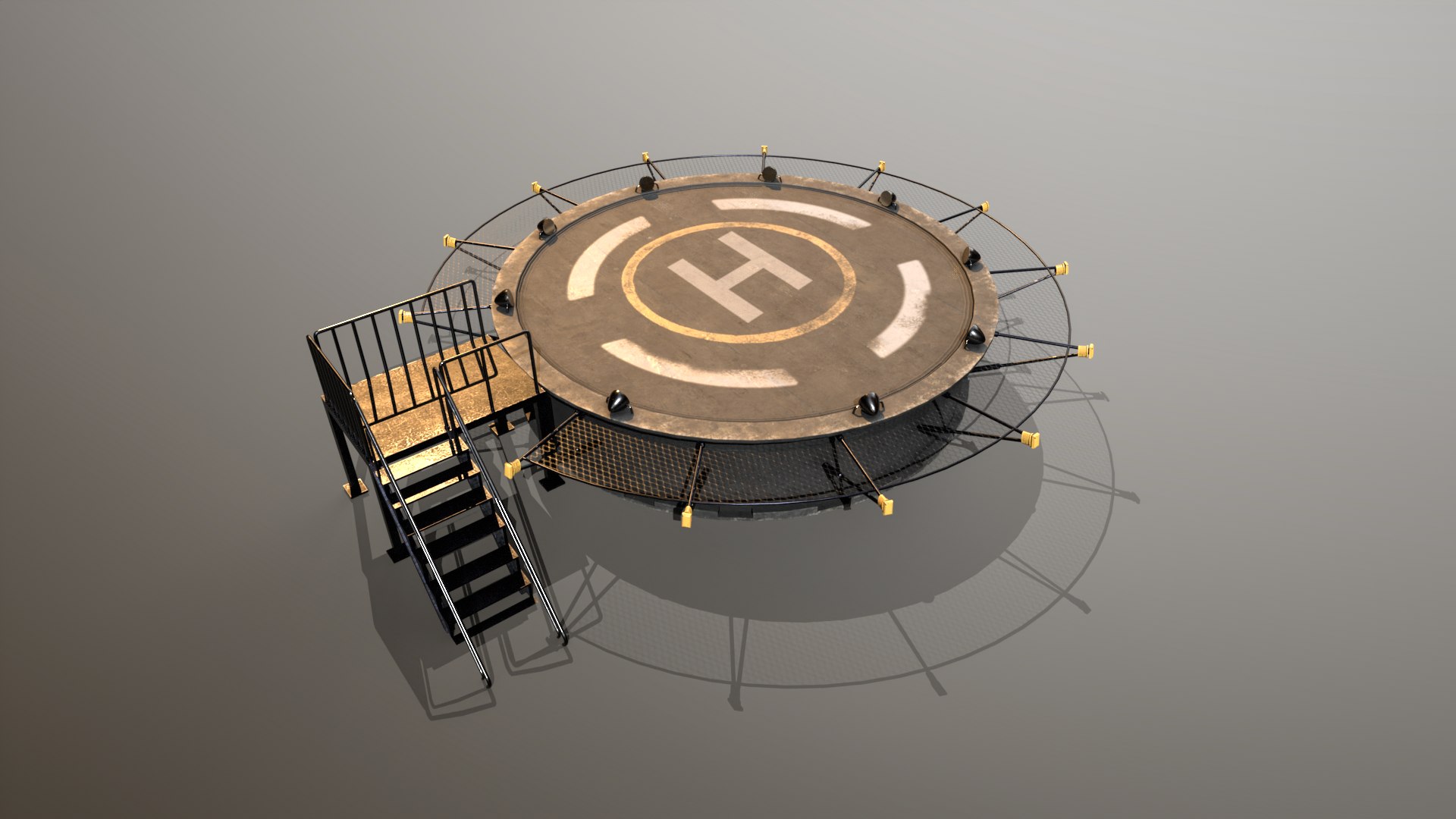 Helipad Circular Platform 3D model https://p.turbosquid.com/ts-thumb/4k/L3c2zG/zf/tbrender_006/png/1722758370/1920x1080/fit_q87/409332754967014ccbf50b87197361e73d770f01/tbrender_006.jpg