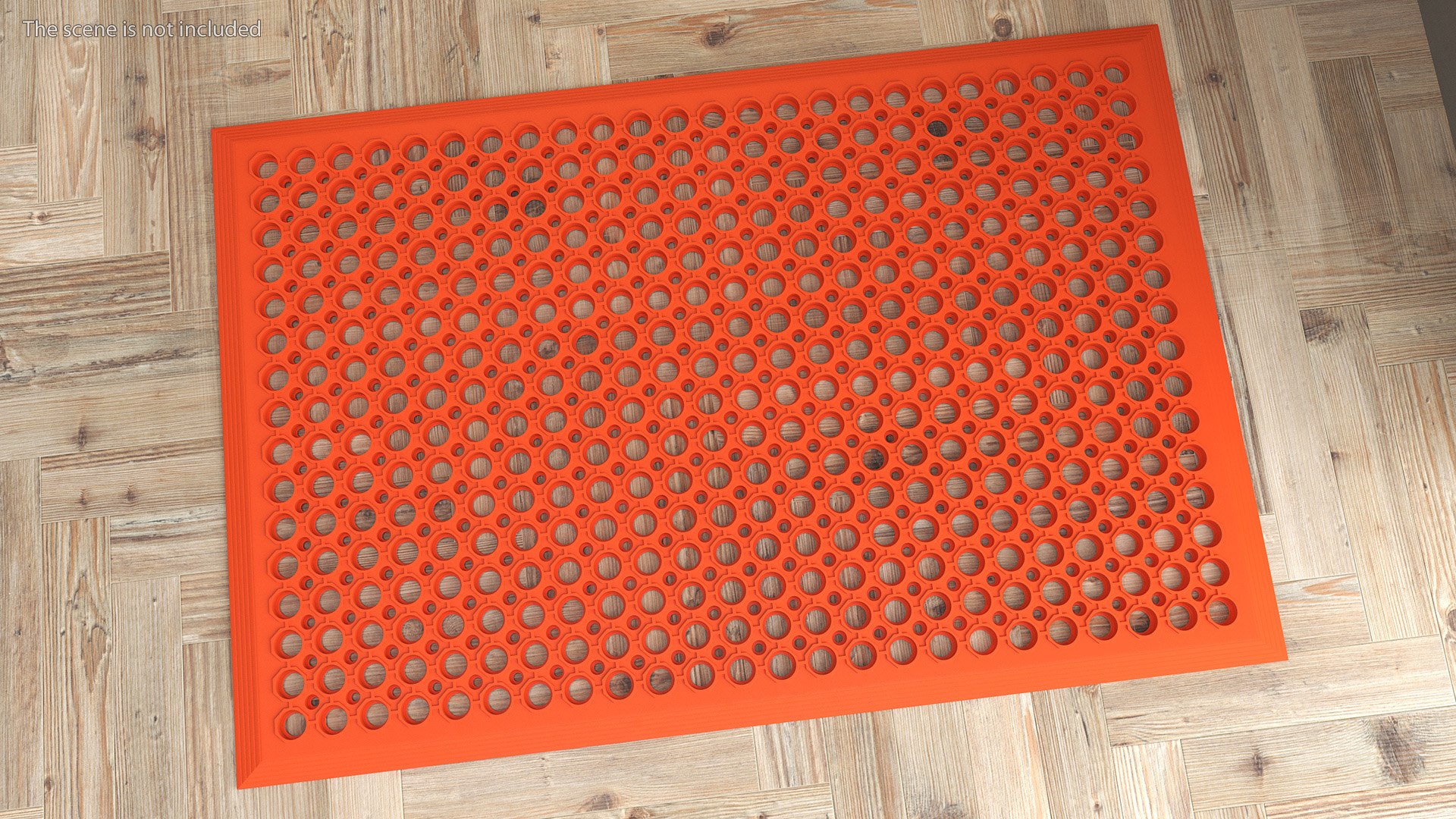 3D Rubber Door Mat Red TurboSquid 2073161