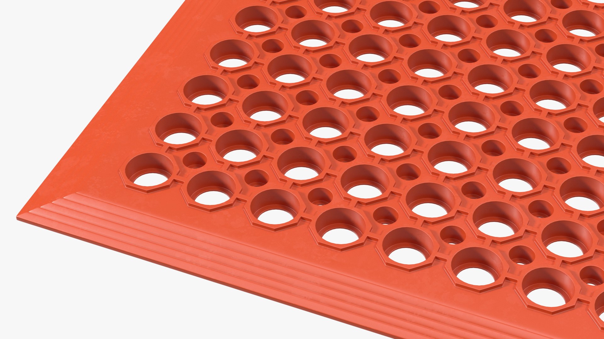 3D Rubber Door Mat Red TurboSquid 2073161
