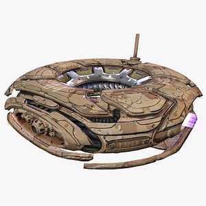 Sci-Fi Survailance Drone - Desert Ops