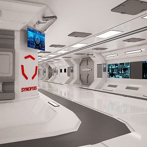 Sci-Fi Spaceship Corridor