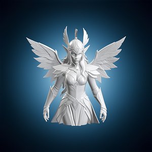 3D Elven Valkyrie Helm 3D Print Model