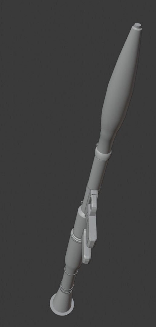 3D Rpg Rocket Model - TurboSquid 1559036