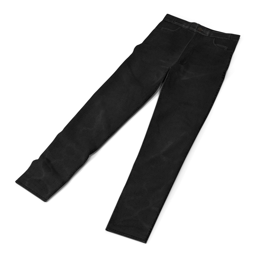 3d c4d jeans black