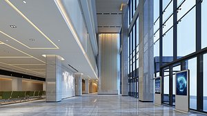 Office lobby 16 3D