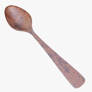 rough rusty spoon rust model