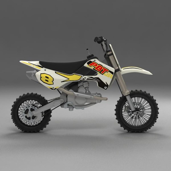 3d model mini moto minimoto