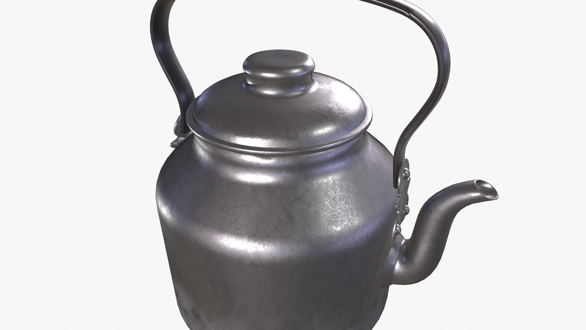 3D Old Teapot Model - TurboSquid 2230134