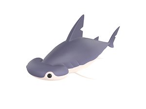 bonnet head shark 3D model