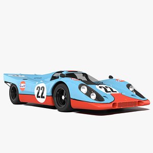 3D Porsche 917 K model