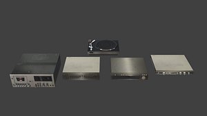 3D old radio