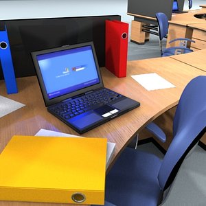 modular office unit 3ds