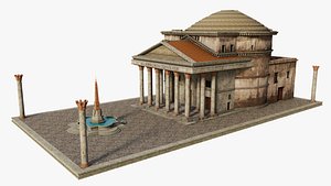 3D Pantheon Rome