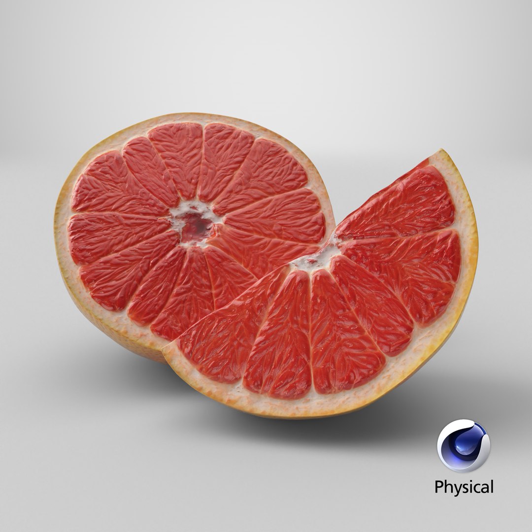 3D Grapefruit Half Slice model https://p.turbosquid.com/ts-thumb/4k/tXfAoj/3a/stemcell_cinema_4d_physical_render/png/1713206921/1920x1080/fit_q87/a1cad73b74e751be446f802dc0cbe4d449cbafdd/stemcell_cinema_4d_physical_render.jpg