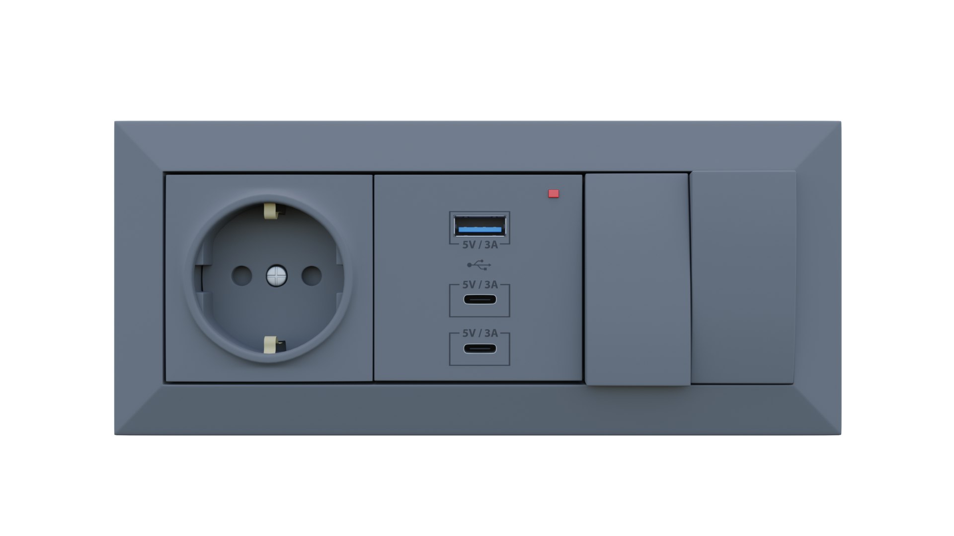 Socket USB AC and Keys 3D model TurboSquid 2181666