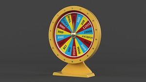 Wheel of Fortune 3D model