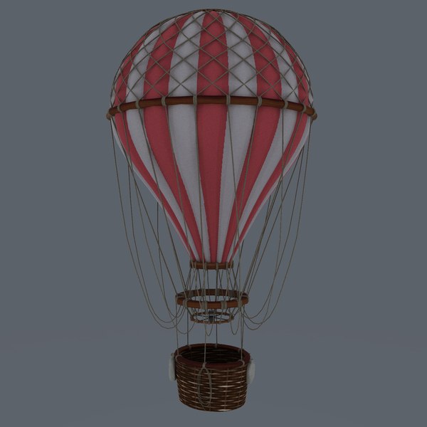 ビンテージ気球3Dモデル - TurboSquid 1120977