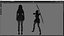 Elf Archer - Personagem Feminina Realista - Blender UE5 Unity - 40 animações