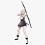 Elf Archer - Personagem Feminina Realista - Blender UE5 Unity - 40 animações