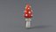 3D Cartoon Mushrooms Pack model