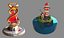 20 salas e cenas isométricas 3D altamente detalhadas Mega pack