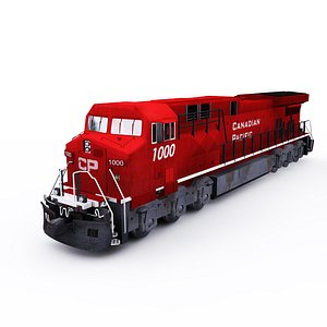 ge locomotive 3D model