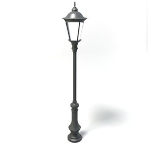 3d model lamp post