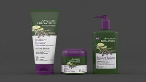 3D Avalon Organics Products model