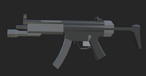 Low poly MP5