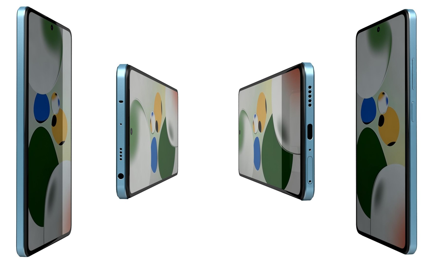 Xiaomi Redmi Note 12 Pro Speed Blue 3D Model - TurboSquid 2073142