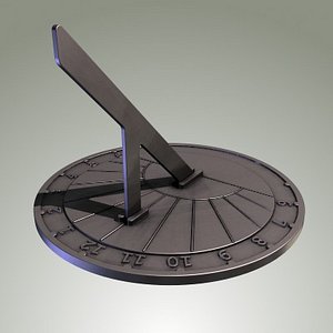 sundial sun 3d model