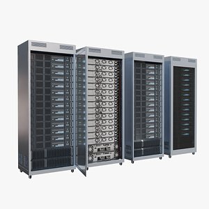 Server Racks 3D model