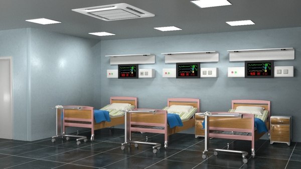 hospital ward 2 3D model