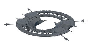 SHIELD GATE BASE 3D model