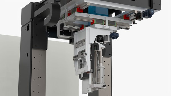 Automobile Motor Housing Press Fitting Production Line 3D model ...