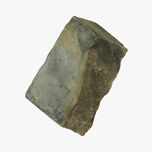 Broken Stone Block Raw Scanned