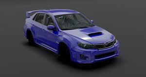 3D Subaru Impreza WRX model