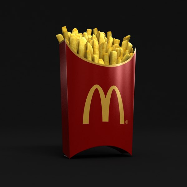 3d french fries