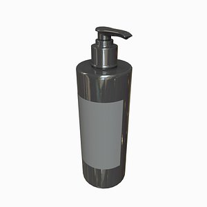 3D Bathroom Soap Bottle 4 - 3D Asset model